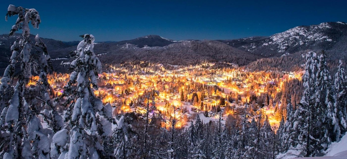 Rossland at Night